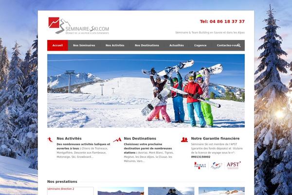 Centum theme site design template sample