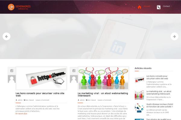 Site using Crumina-page-slider plugin