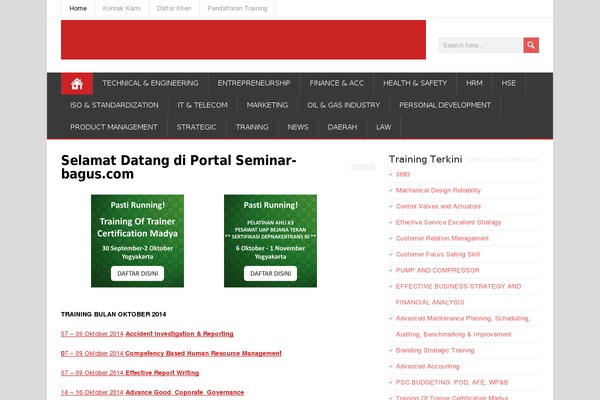 seminar-bagus.com site used Gambit