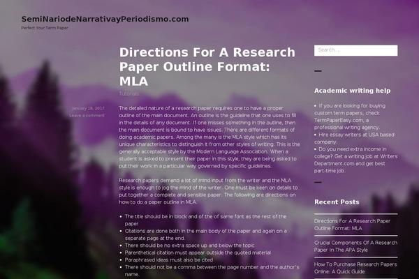 seminariodenarrativayperiodismo.com site used Orvis