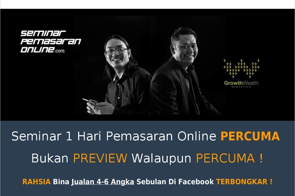 seminarpemasaranonline.com site used PB Theme