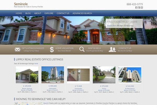 Curb Appeal theme site design template sample