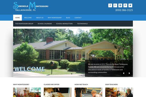 Outreach Pro theme site design template sample