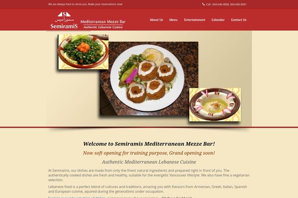 Sushi theme site design template sample