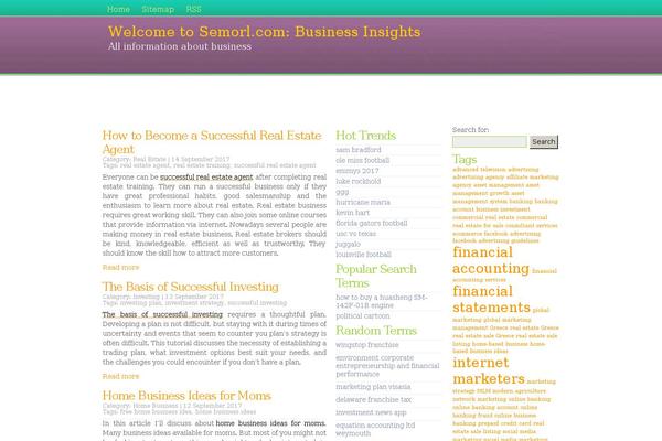 Azpismis theme site design template sample