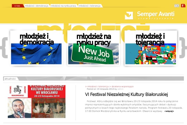 semperavanti.org site used Semper
