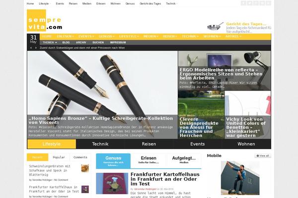 Stylebook theme site design template sample