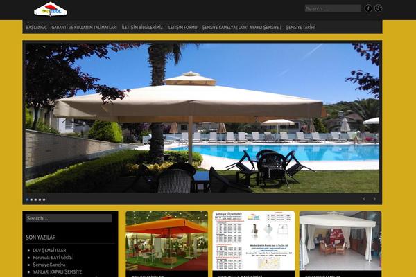 Newp theme site design template sample