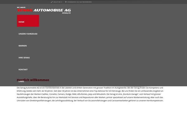Automotive Car Dealership Business WordPress Theme theme site design template sample