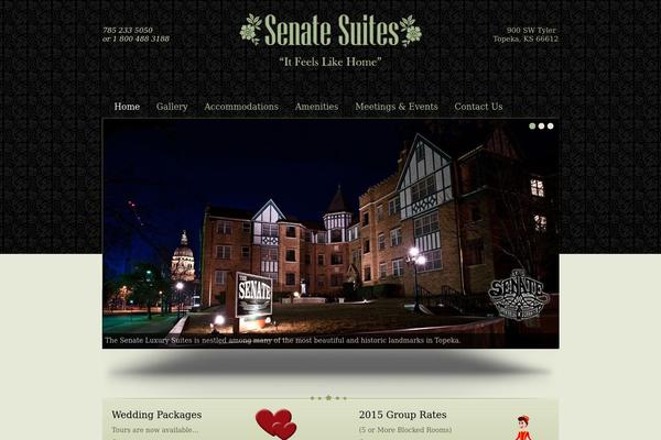 senatesuites.com site used Hospitality