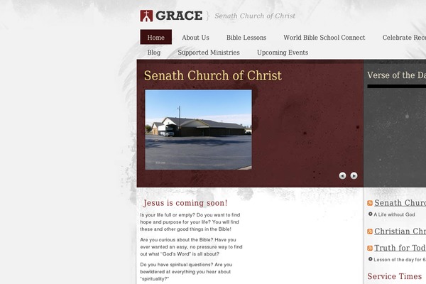 Grace theme site design template sample