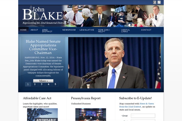 WhiteHouse Pro theme site design template sample