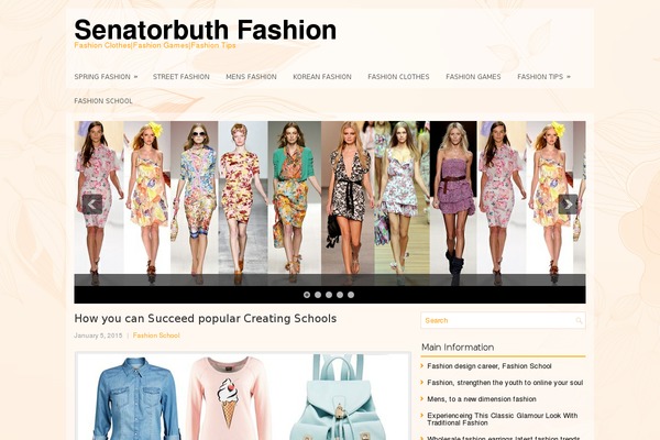 senatorbuth.com site used Newstyle