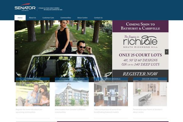 senatorhomes.com site used Haloe