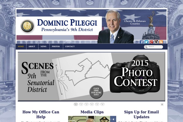 senatorpileggi.com site used Instorm