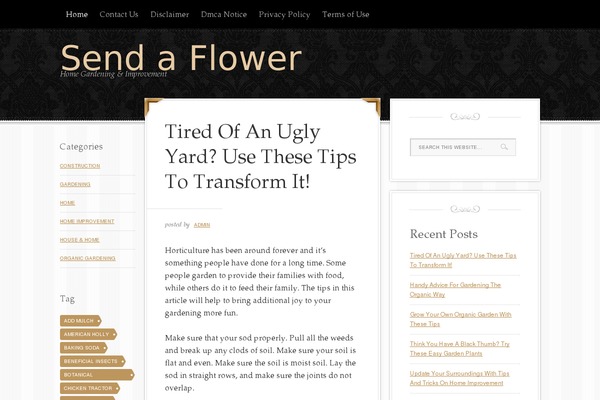 Decor theme site design template sample