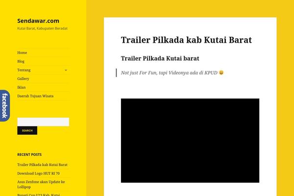 Site using Cool FB Likebox plugin
