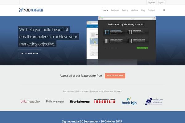sendcampaign.com site used Neu