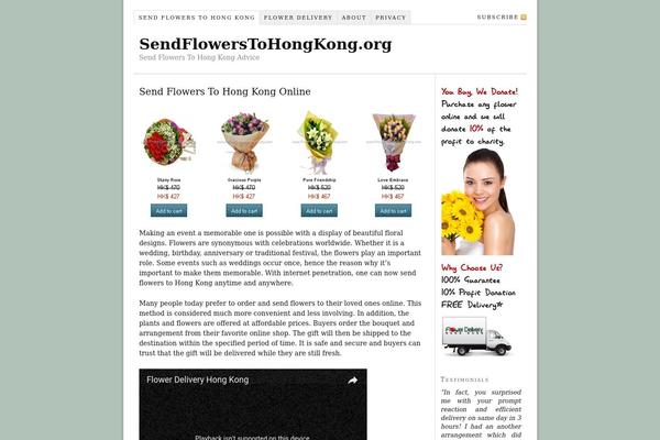 Thesis 1.8 theme site design template sample