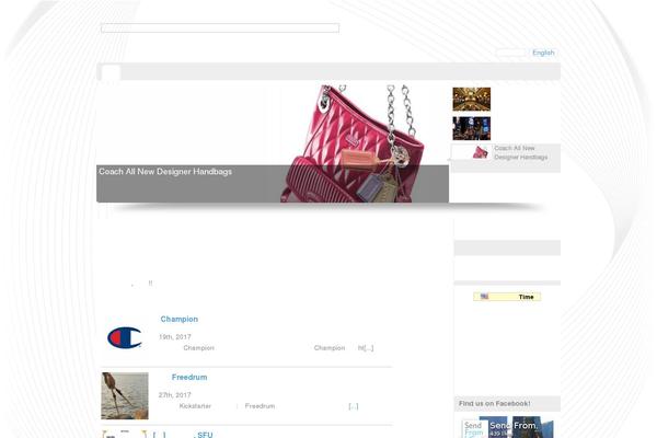 Custom Community theme site design template sample