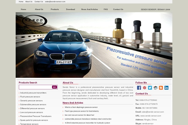 sendo theme websites examples