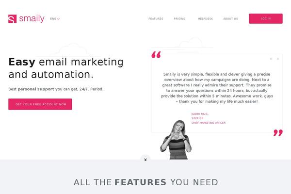 sendsmaily.com site used Bridge-smaily