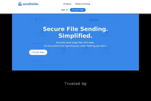 sendthisfile.com site used Sendthisfile