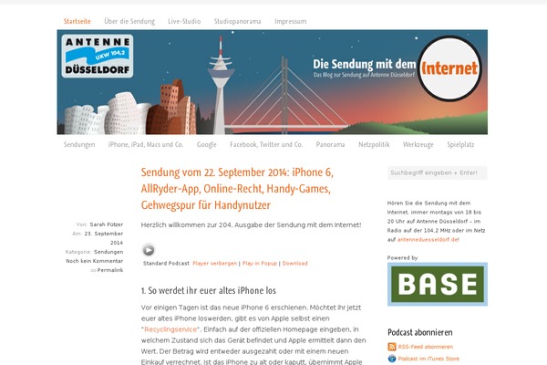 Classica theme site design template sample
