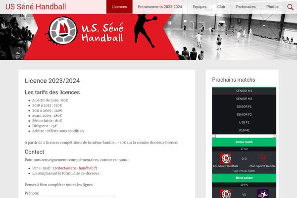 Radiate theme site design template sample