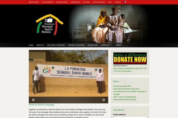 Charity theme site design template sample
