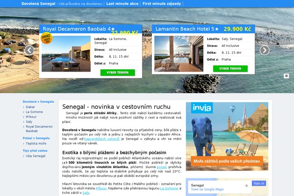 Travel theme site design template sample