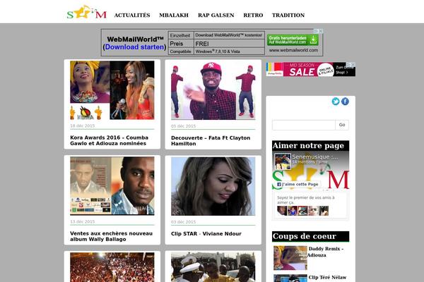 Social Magazine theme site design template sample
