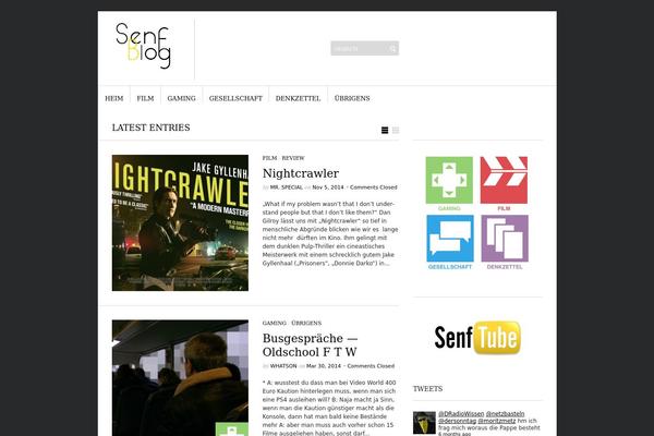 Sight theme site design template sample