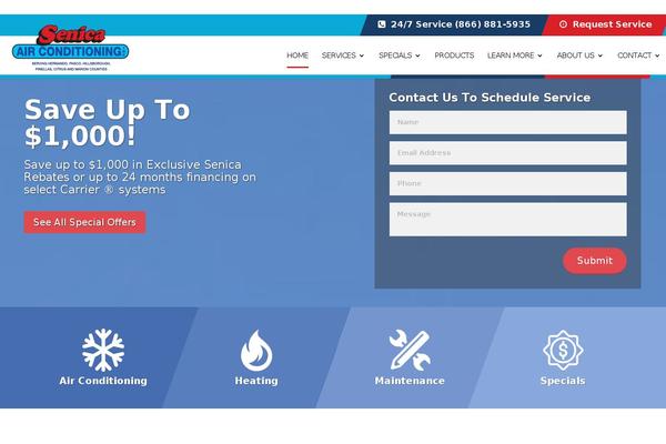 Modernize v3.1.7 theme site design template sample