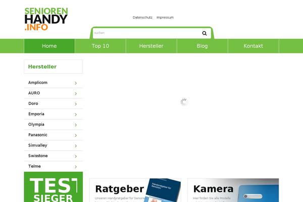Cherry Framework theme site design template sample