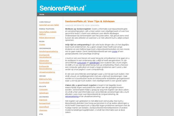 Oulipo theme site design template sample