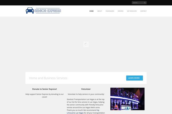 Wpex Thunder theme site design template sample