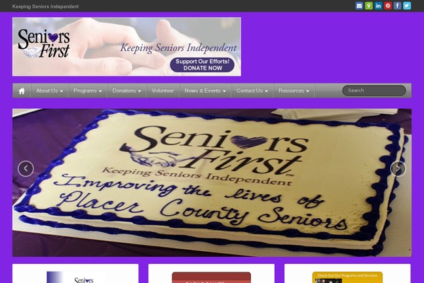 Site using iFeature Slider plugin