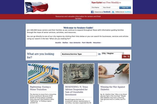 Landing theme site design template sample