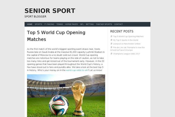 Rookie theme site design template sample