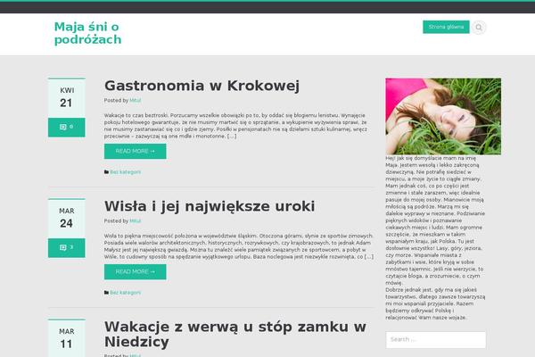 Ascent theme site design template sample