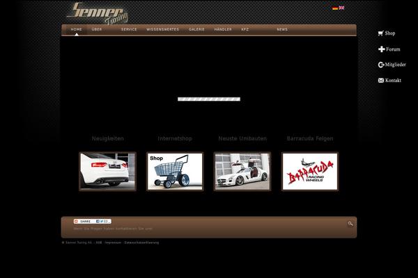 Autoparts theme site design template sample