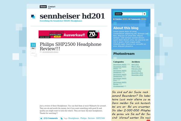 Compositio theme site design template sample