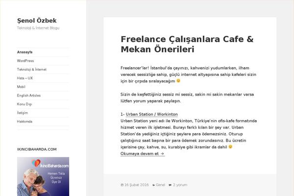Twenty Fifteen theme site design template sample