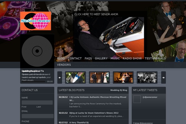 Soundcheck theme site design template sample