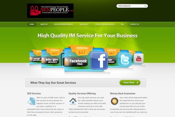 ShowTime theme site design template sample