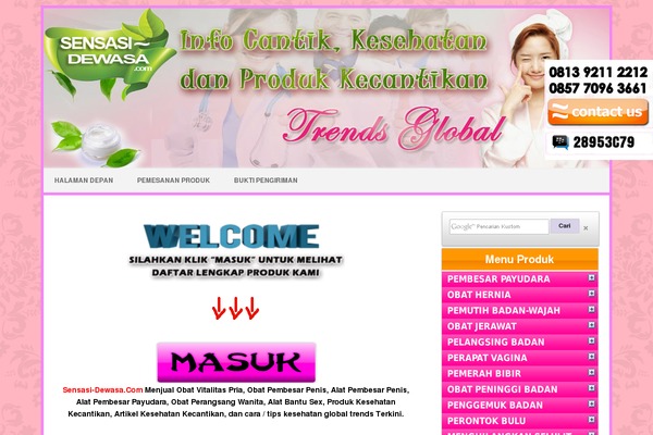 Square theme site design template sample