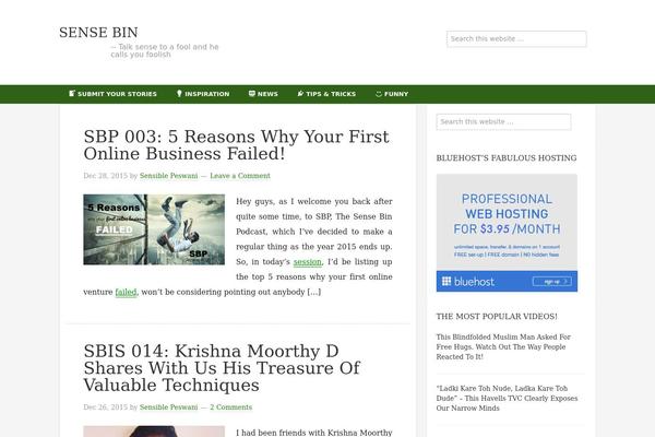 Magazine Pro theme site design template sample