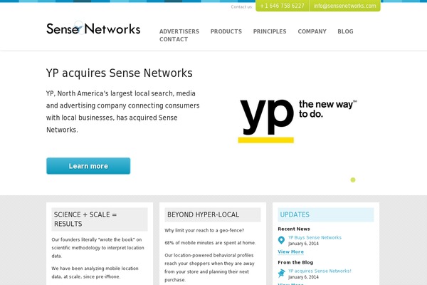 sensenetworks.com site used Occasio