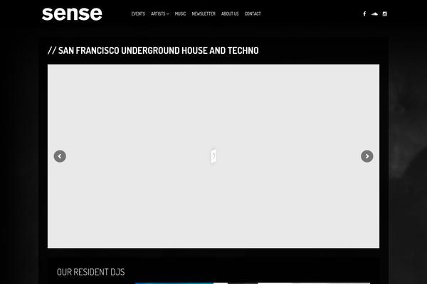 sensesf.com site used Vocal